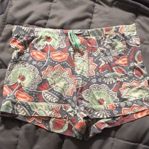 Vera Bradley sleep shorts in nomadic floral.